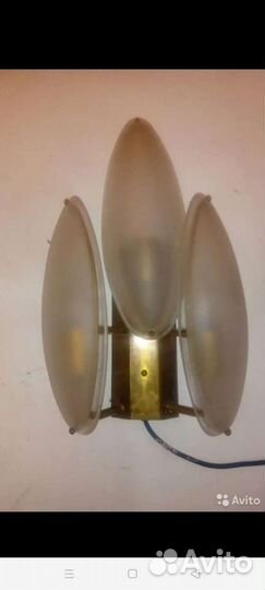 Бра настенный СССР латунь