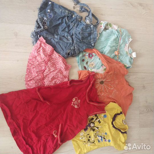 Одежда пакетом для девочки 1-2 года