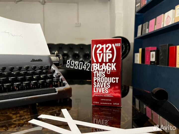 Carolina Herrera 212 Vip Red Black