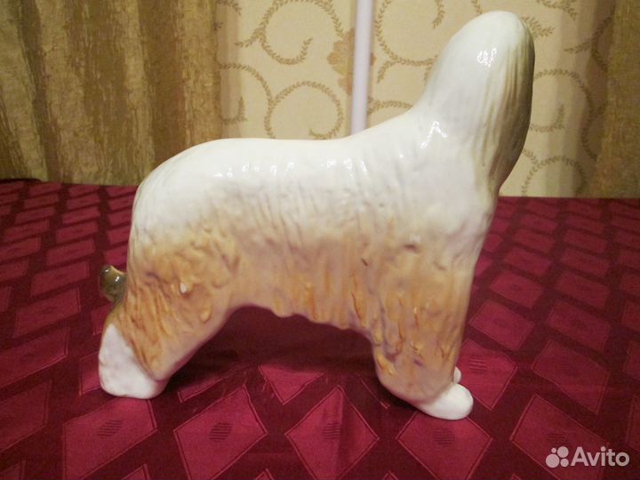 Фарфор лфз. Собака. Афганская борзая