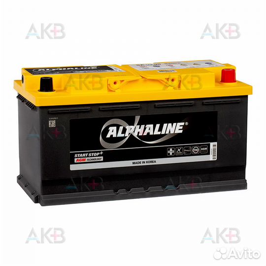 Аккумулятор автомобильный Alphaline AGM 95 L5 850A