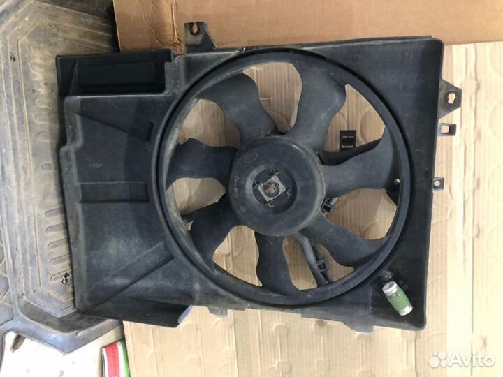 Вентилятор радиатора Hyundai Getz 1.4 МКПП