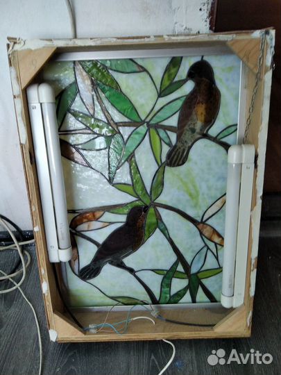 Панно витраж из стекла