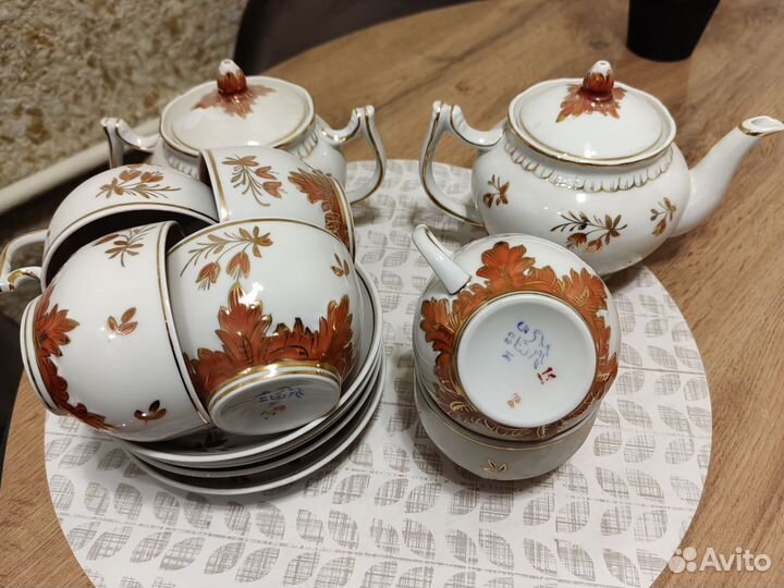 Чайный сервиз вербилки СССР барбарис