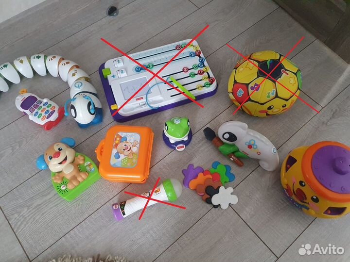 Развивающие игрушки fisher price разные