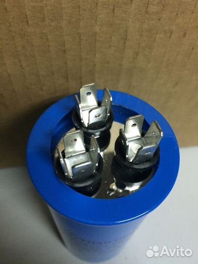 Конденсатор пусковой 60+6,0 мкФ 450В, CBB65