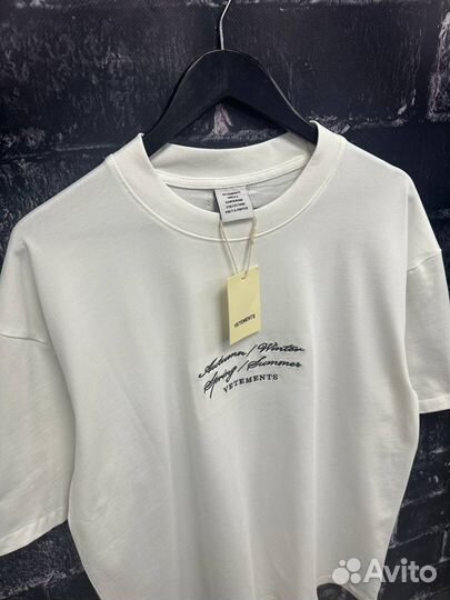 Футболка vetements oversize