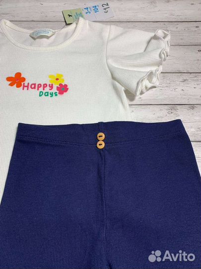 Футболка, лосины, купальник 98-104