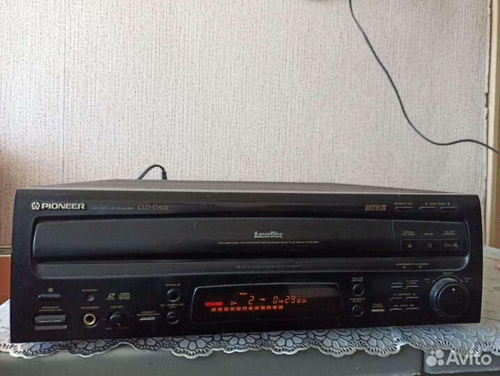 CD/CDV/LD player pioneer CLD-D502