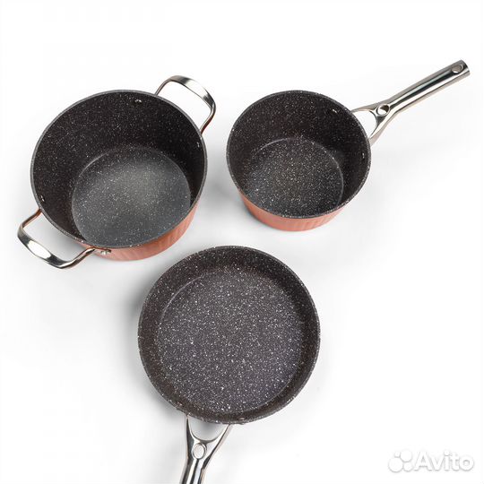 Набор посуды Galaxy Line GL9515, 5 предметов, оран