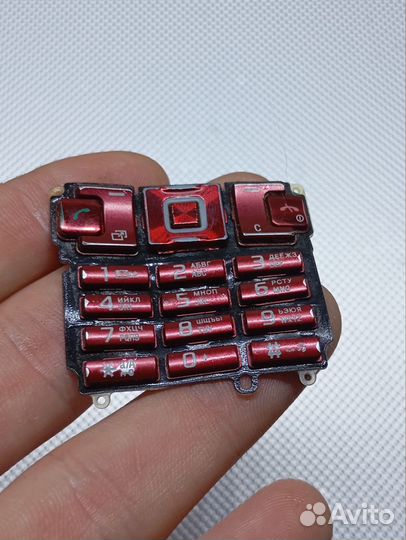 Sony Ericsson T700. Клавиатура. Ориг. Красная
