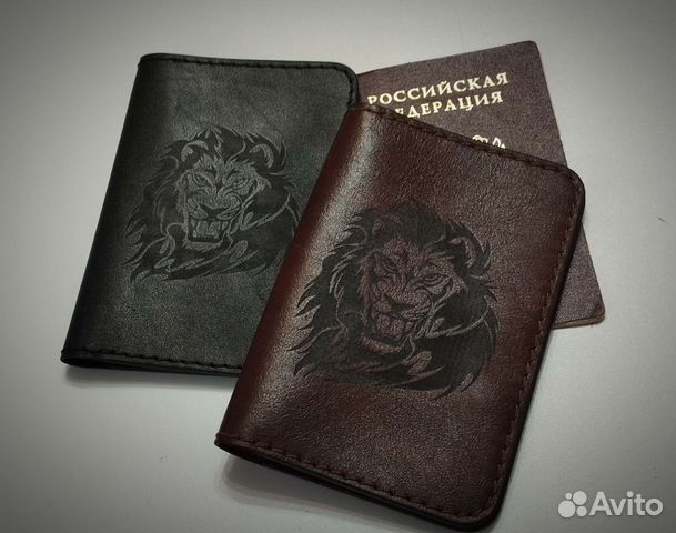 Обложка для паспорта. Натуральная кожа
