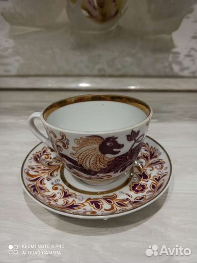 Чайная пара лфз коллекционная внегр СССР