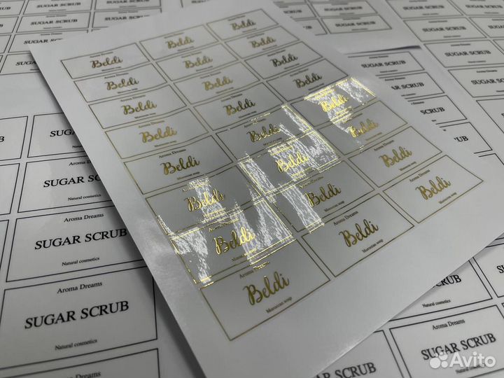 Печать наклеек, 3D наклейки