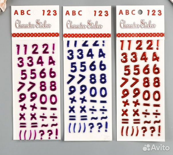 Наклейка пластик 