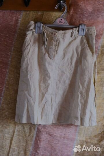 Юбка лен