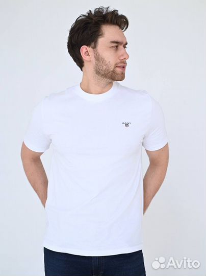 Футболка мужская Gant белая