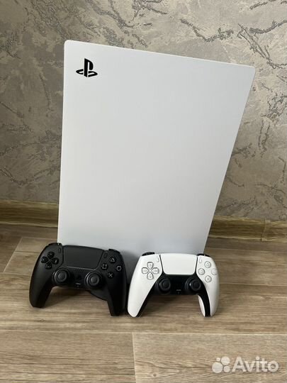 Sony playstation 5 ps5 с дисководом 2 джойстика