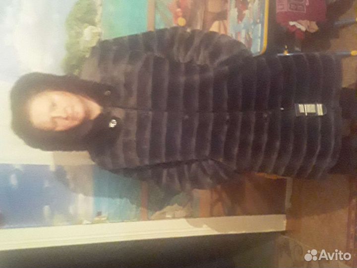 Шуба норковая с капюшоном новая 56