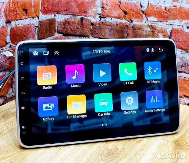 Автомагнитола андроид 1din с поворотным экраном