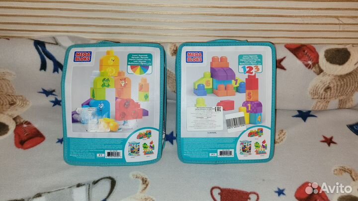 2 конструктора серии Mega bloks first builders