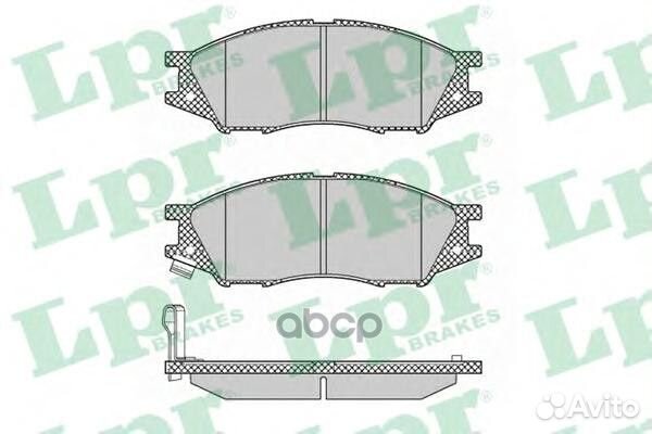 Колодки тормозные дисковые 05P1346 Lpr