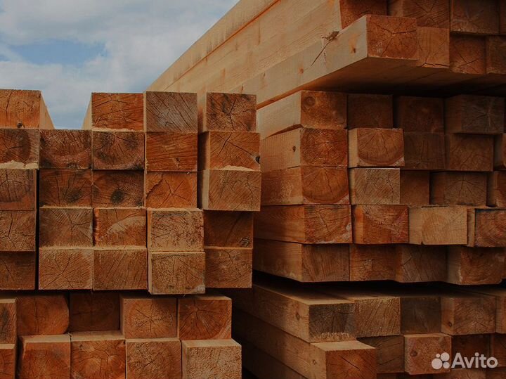 Каркасы из лиственничного бруса