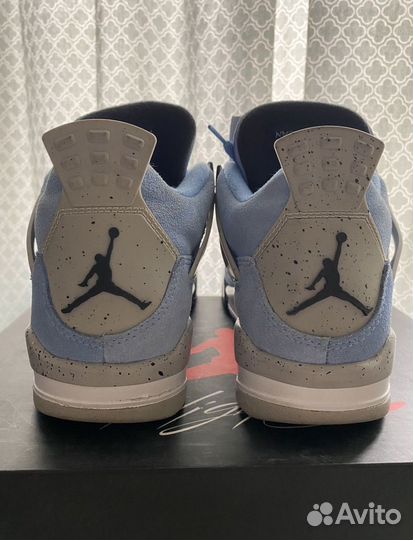 Jordan 4 university blue оригинал