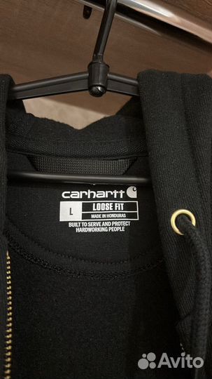 Зип худи carhartt