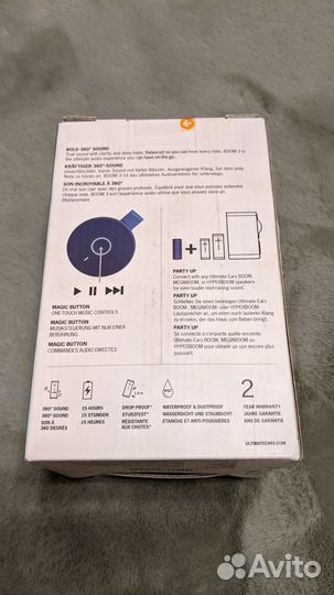 Logitech Ears boom 3 новая