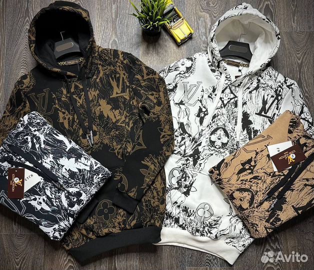 Толстовка мужская с капюшоном Louis Vuitton