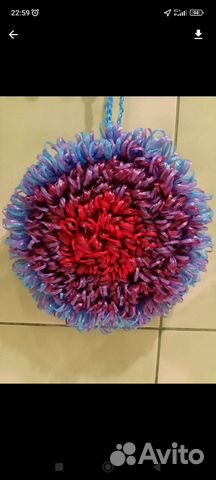 Мочалка ручной работы