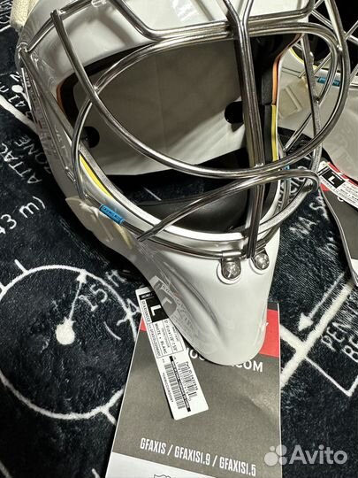 Новый вратарский хоккейный шлем CCM axis cce SR L