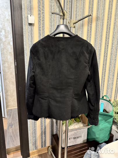 Дубленка женская zara