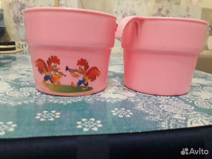Кружка пластиковая 2 шт