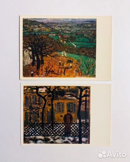 Пьер Боннар: винтажный набор открыток 1970-х