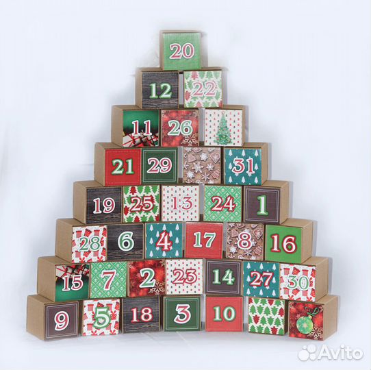 Адвент календарь новогодний
