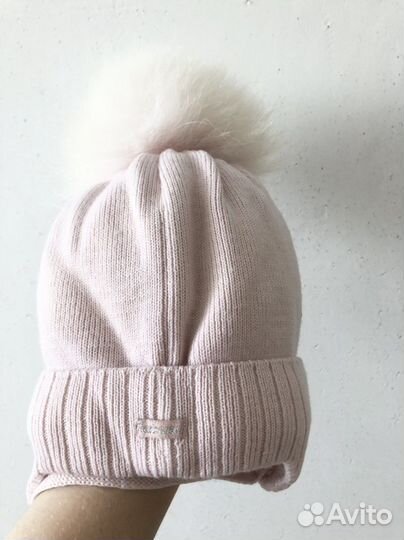 Зимняя шапка для девочки р.48-50