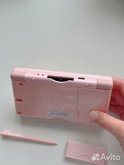 Nintendo ds lite розовый + 6 игр и все аксессуары