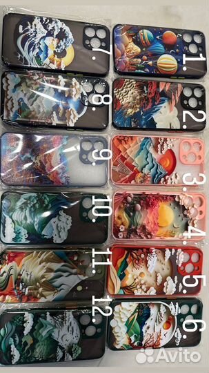 3d Чехлы на телефон iPhone 14/13 pro max