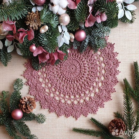 Салфетка ручное кружево