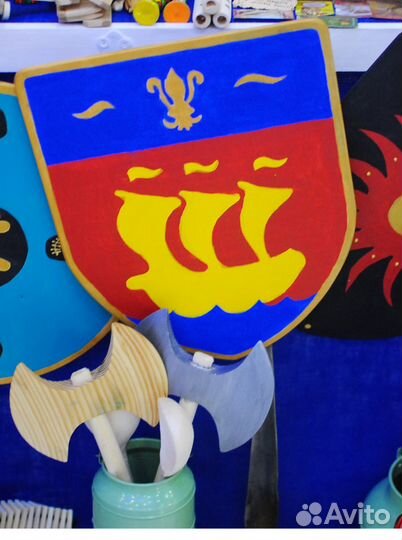 Детский деревянный Щит 
