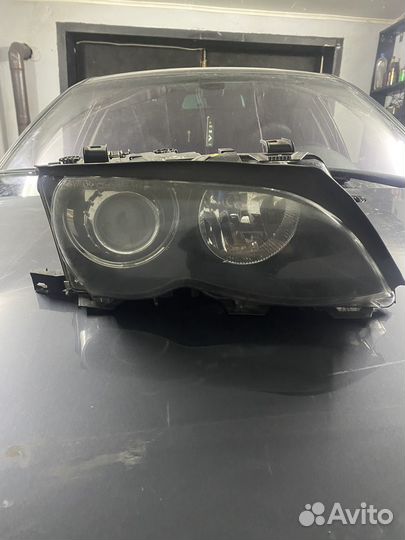 Левая фара BMW E46