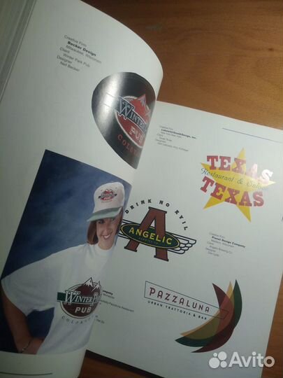 Книга логотипы для баров и ресторанов