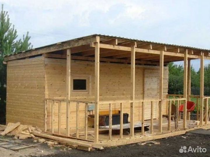 Строительство бань домов фундамент