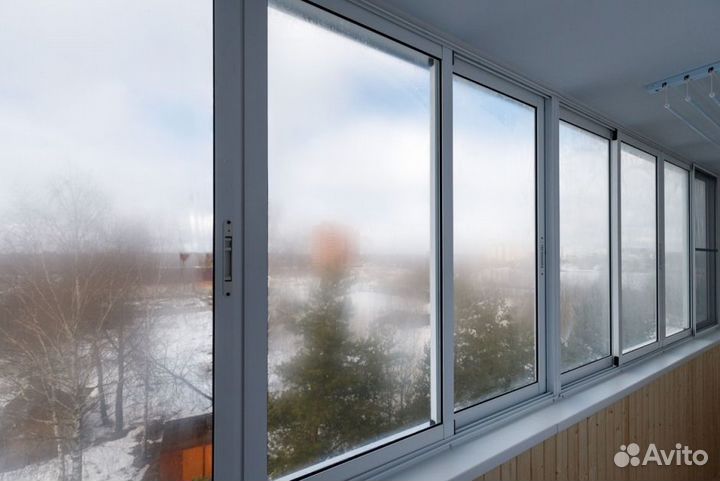 Остекление балкона по договору