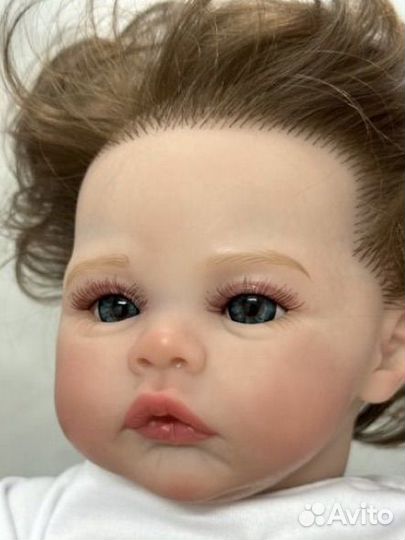 Реборн кукла мальчик почти новый