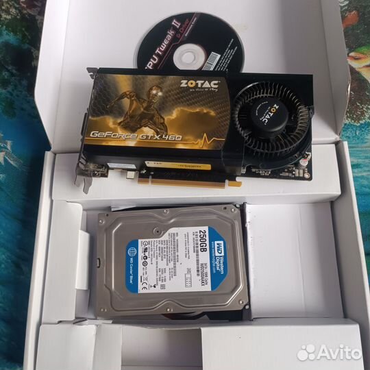 Видеокарта gtx460 + жесткий диск