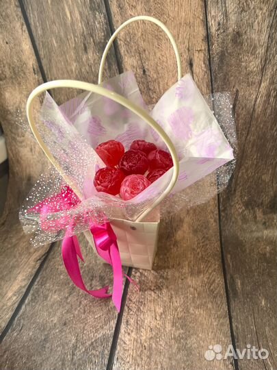 Букет цветов из мыла