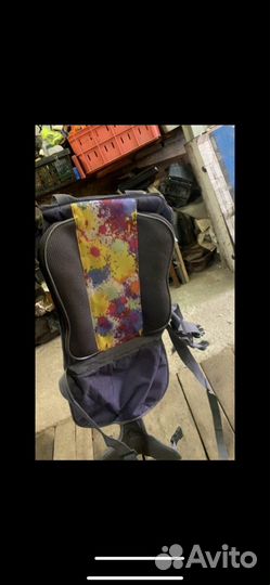 Бескаркасное кресло бустер для детей авто